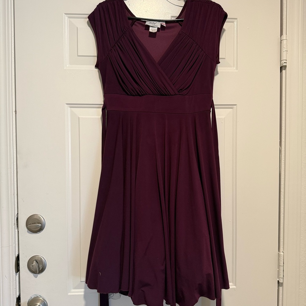 Elegant Purple Women's Dress
